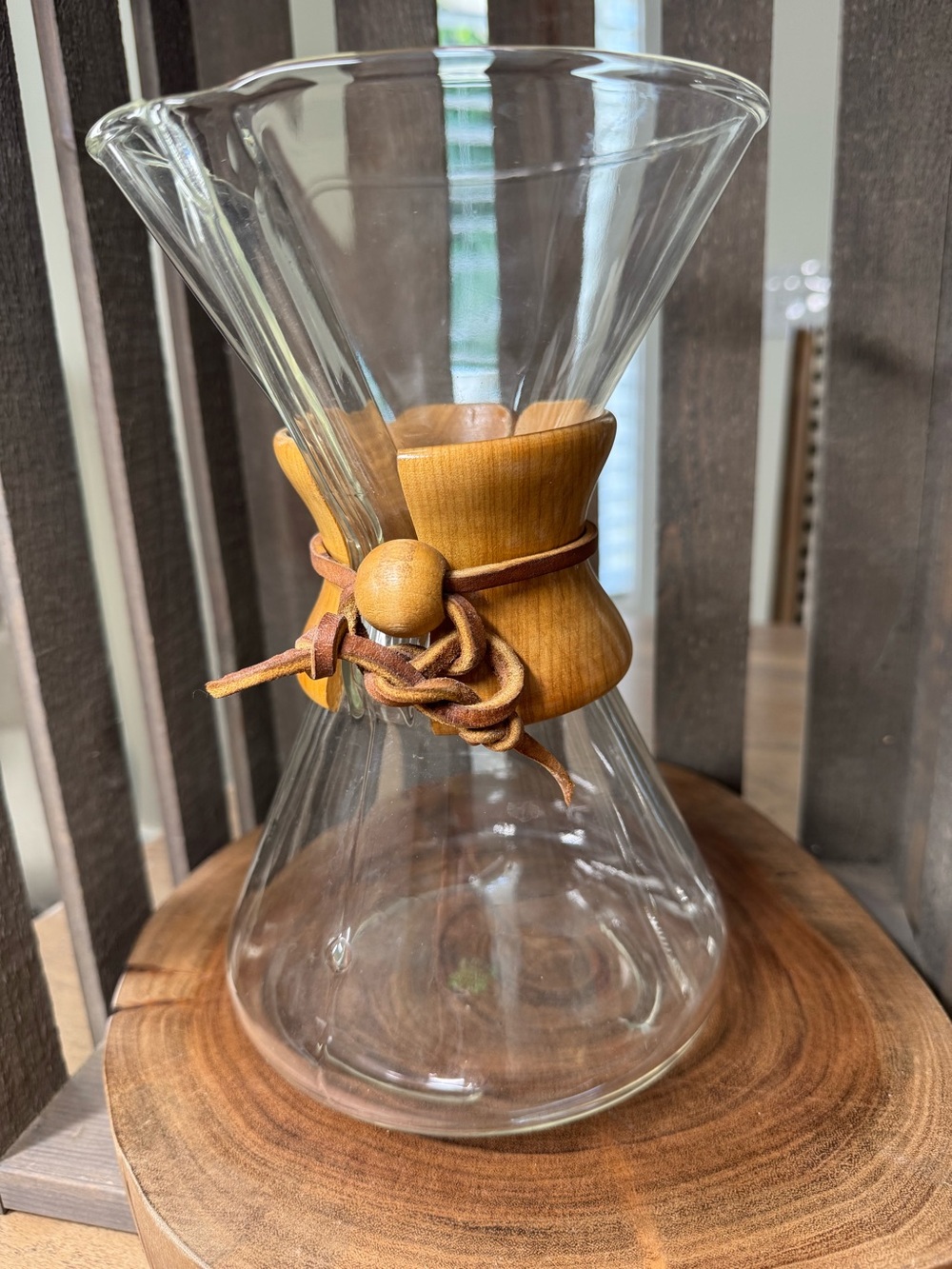 Chemex Green Stamp Embossed Patent 2241368 PourOver Coffee Maker 8 Cup